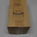 Makeup Brush Holder with Cleaner 360 Rotating Clear Dustproof Cosmetic Organizers with Lid for Vanity