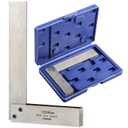 Machinist Square Precision Engineer Wide Seat Square 90 Right Angle Ground Hardened Steel Angle Ruler (250 x 160 mm)