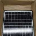 POPOSOAP Solar Pond Waterfall Spillway Kit, 55W Folding Solar Panel & Pond Pump Included, DIY Water Feature for Garden, Balcony, Indoor Aquarium & Small Ponds-P5552