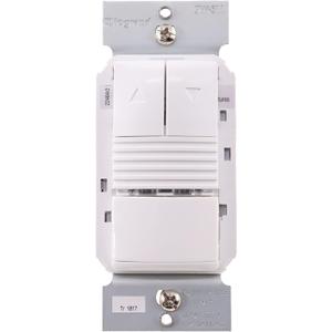 Legrand PW-311-W PIR Wall Switch Occupancy Sensor, 0-10V, 120/277V, White