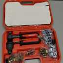 AOBEN Rivet Nut Tool Kit, Nutsert Kit, Upgraded Rivnut Tool with 10 Metric and SAE Madrels, 100 Pcs Rivnuts, and Rugged Carrying Case