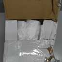TYPLASTICS 55 Gallon Clear Trash Can Liners - 36" x 60" - High Density Garbage Bags - Case of 200 - Multipurpose for Office, Outdoor, Recycling, Industrial and Commercial