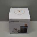 WOPET Automatic Cat Feeder, 5G WiFi Smart Pet Feeder for Dogs and Cats with APP Control, Low Food Sensor, 10s Voice Recorder, Up to 10 Meals Daily, Dual Power Supply, Timed Dog Food Dispenser (Black)