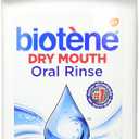 Biotene Oral Rinse Mouthwash for Dry Mouth, Breath Freshener and Dry Mouth Treatment, Fresh Mint - 33.8 fl oz