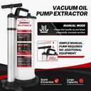 BILITOOLS 9L Manual Oil Extractor Pump, Vacuum Fluid Extractor for Automotive Engine Oil Change Large Capacity 2.4 Gallon for Boat Marine Jetski ect.