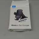 CHGeek Wireless Car Charger, 2026 Upgrade 15W Fast Charging Auto Clamping Car Phone Holder Charger, Phone Holders for car Mount, fit for iPhone 17 16 15 14 13 Mini Pro Max XR,Samsung Galaxy S25 Ultra (Matte Black)