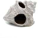 Aquarium Decorations Cave Ceramic Sea Shell Decor, Rock Cave Decor for Shrimp Cichlid Hiding Fish Tank (Sea Shell A)