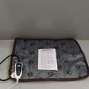 Pet Heating Pad 22x18 in Cat Heating Pads for Cats Waterproof Smart Thermostat Switch, Adjustable Heated Cat Bed, Adding Wire Rope Wires Cat Warming Pad-Paw Print