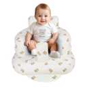 Inflatable Baby Seat, Inflatable Baby Chair for Babies 3 Months and Up Summer Baby Inflatable Seat for Sitting Up, Blow Up Baby Floor Seat with Built in Air Pump, Bear