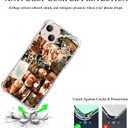 Autumn Aesthetic Case Compatible with iPhone 13, Fall Leaves Halloween Pumpkin Collage Case for iPhone 13 for Teens Men and Women, Cool TPU Bumper Phone Case Cover