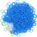3000PCS Loom Rubber Bands Kit with 75 Clips,5 Hooks, Premium Bracelet Making Kit for Kids Weaving DIY Crafting Gift(Blue)