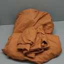 Bedsure Queen Sheet Set - 4 Pieces Soft Queen Size Sheets - Breathable & Cooling - Hotel Luxury - Easy Care Polyester Microfiber Bedding for Women, Men, Dusty Orange