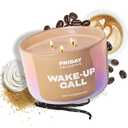 Friday Collective Wake-Up Call Candle, Sweet & Spicy Scented, Made with Essential Oils, 3 Wicks, 13.5 oz