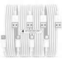 USB to USB C Cable with CarPlay, [5-Pack, 6FT] USBA to Type C Fast Charging Cords for iPhone 17/17 pro/17 pro max/17 air/16/16 Plus/16 Pro/16 Pro Max/16e/15,Pixel,Galaxy,Note