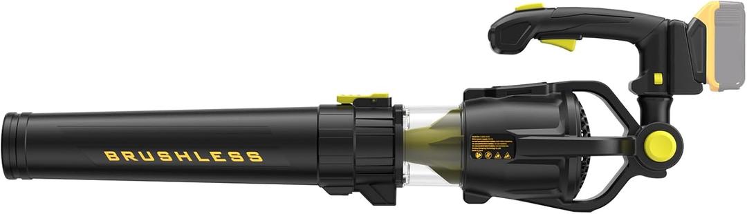 Leaf Blower for Dewalt 20V Battery, Brushless Blower with Variable 5-Speed, Turbo, 0-90 Adjustable Handle, 500 CFM 150-MPH Blowers for Lawn Care, Patio Cleaning (Battery Not Included)