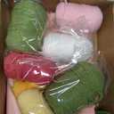 Iuuidu Crochet Kit for Beginners, Rose-Pink Flower Bouquet Crochet Kit, Knitting Kit with Step-by-Step Video Tutorials for Woman Birthday Anniversary Day Weddings Party Present, Home Decor