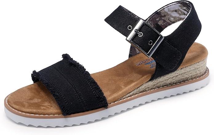 Skechers womens Desert Kiss - Adobe Princess
, Black Size 6