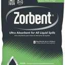Zorbent Oil Spill Absorbent | 1 Cu Ft Bag Absorbs up to 6 Gallons of Liquid. Replaces 98 lbs of Clay. Non-Toxic, Low-Dust, with Cleaning Agent. For Fast Industrial Spill Cleanup.