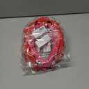 2 x 2 Pack Valentine's Day Headband for Women Pearl Rhinestone Crystal Jeweled Embellished Ladies Wide Top Knot Pink Red Makeup Hair Hoop Accessory Holiday Party Costume Decor Prezzie