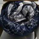 Bedsure Twin Comforter Set - Navy Bed Set, 2 Pieces Cute Floral Bedding, 1 Soft Reversible Botanical Flowers Comforter and 1 Pillow Sham (Twin/Twin XL, 14 - Navy)