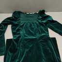 GOBLES Womens Sexy Velvet Long Sleeve Bodycon Elegant Mini Party Dress (Small, Dark Green)