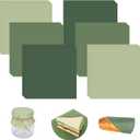 Whaline 240 Sheets Sage Green Wax Paper Solid Green Deli Paper 3 Colors Sandwich Wrapping Tissue Basket Liner for Food Baking Kitchen Wedding Baby Shower Party Supplies