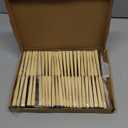 BOUBONI 24 Pieces Black Hand Held Bamboo Folding Fans Paper Fans Handheld for Women Foldable Girls Wedding Decoration Church Home Party Favors Summer