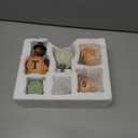 MorTime Thanksgiving Decorations Hand-Painted Turkey Pumpkin with Engraved Thanks, Set of 6 Tabletop Fall Autumn Decor for Living Room Bedroom Kitchen Thanksgiving Harvest Day