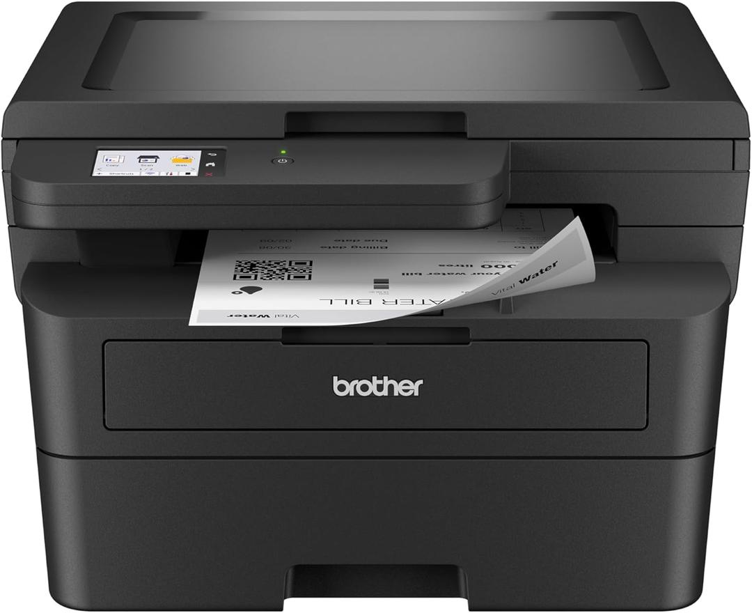 Brother HL-L2480DW Wireless Compact Mobile Monochrome Multi-Function Laser Printer with Copy, Scan, Duplex, Black & White Output | Includes Refresh Subscription Trial, (1)