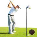 Monopod and Tripod Selfie Stick to Record Golf Swing Training Aid, Magnetic Golf Film Stick Adjustable Aluminum Compatible with Magsafe iPhone 16/15/14/13/12 Plus Pro Max Series