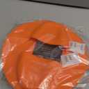 BIRDROCK HOME BBQ Grill Mitts - Heat Resistant Silicone Grill Gloves for Outdoor Cooking, Smoking, Barbecue, and Food Handling | Heavy Duty Heat Proof Mitts for High Temp Grilling - Orange, Pack of 2