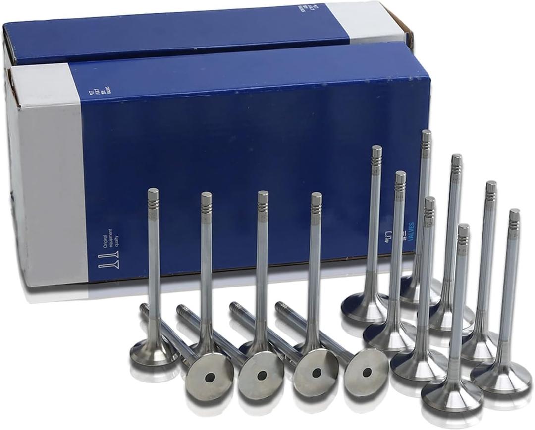 16x Intake Exhaust Valves Set 06D109611H 06D109601M Replacement For VW Jetta Passat Golf GTI GLI Beetle CC Eos Sharan AUDI Q3 Q5 A3 A4 A5 A6 Quattro TT TTS 2.0T