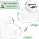 Administrative Assistant Gifts Acrylic Plaque Appreciation Gifts for Secretaries Coworkers Admin Professional Day Office Receptionist Secretary Desk Accessories New Assistant Principal Thank You Gift