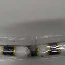 %100 Handmade Decorative Christmas Hand Painted Taper Candles, 2 Pack | Christmas Candles |Striped Black & White | for Dinner Table and Interior Decoration | Celebration Candles