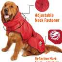 FOFOS Dog Raincoat Adjustable Dog Rain Jacket, Large to 3X-Large Dog, XL | Pet Dog Poncho with Leash Hole, Waterproof Dog Rain Coat with Hood Snowproof Windproof, for Large to 3X-Large Dogs