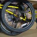 cubsala 24 Inch BMX Race Bike Trident Bicycles Beginner-Level to Advanced Riders with 2 Pegs Trick Cycling and Professional Riding, Gold