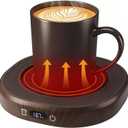 Electric Mug Warmer for Desk Auto Shut Off, Smart Coffee Cup Warmer for Tea Milk, 4 Temperature Setting Coffee Warmer Accessories Keep Beverage Fast Heating Home & Office, 8H Timer Candle Warmer Plate