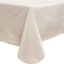 Heavy Duty Vinyl Tablecloth with Flannel Backing Waterproof Oil-Proof Plastic Table Cloth Stain-Resistant Wipeable Rectangle or Square Table Cover for Dining, Camping (Weave, 52X70 Inch)
