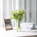 Clear Flower Vase, Non-breakable Vases, 4" W x 16" H, Acrylic Vase, Aesthetic Room Decor Cylindrical Modern Flower Vases for Table Centerpiece, Home Decor, Women Floral Arrangement Gift