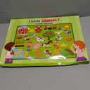 WATINC Farm Animals Felt Story Board Set 3.5Ft 38Pcs Preschool Farmhouse Themed Storytelling Flannel Barnyard Domestic Livestock Early Learning Interactive Play Kit Wall Hanging Gift for Kids