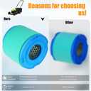 Filter Compatible with PT9334 LG393957S LG393957 PT4301 Lawn Mower 225 325 375 500 650 Alternators 820 820A Rear-Tine Tillers 210G 214G 215G 225G Washers 220416 243431 251411 300421 325437