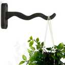 Wooden Wall Plant Hanger for Plants - Wood Indoor Plant Hook for Wall Plant, Wind Chimes, Flower Brackets - Durable Bracket Plant Hanger (KO3) (BogOak)