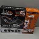 Slot Car Race Track Sets with 4 Slot Cars, Electric Race Car Track Include Slope Circular Overpass Track, Dual Racing Game Featuring Flash Bridge and Pendulum, Gifts Toys for Boys Kids Age 6 7 8-12