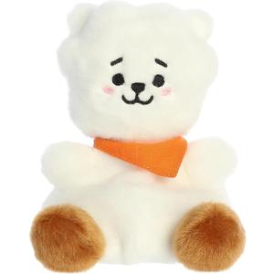 Aurora Lovable BT21 Palm Pals RJ Stuffed Animal - Collectible Fun - Delightful Cuteness - White 5 Inches