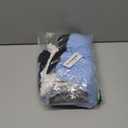 Ficerd 3 Pack Women's Maternity T-Shirts, Short Sleeve Maternity Tops Comfy Crew Neck Side Ruched Pregnancy Clothes, Medium (Black, Sky Blue, White)