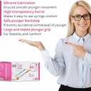 ONE-CARE Syringes 0.5ml/cc, 30G x 5/16"(8mm), Orange Cap, 100/bx