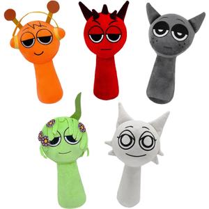 Sprunky Game Plush, Plushies Cute Stuffed Animals Pillow Plush Figure Sprunky Toys Doll Fun Gifts for Kids Adult Playtime, 5 Pcs