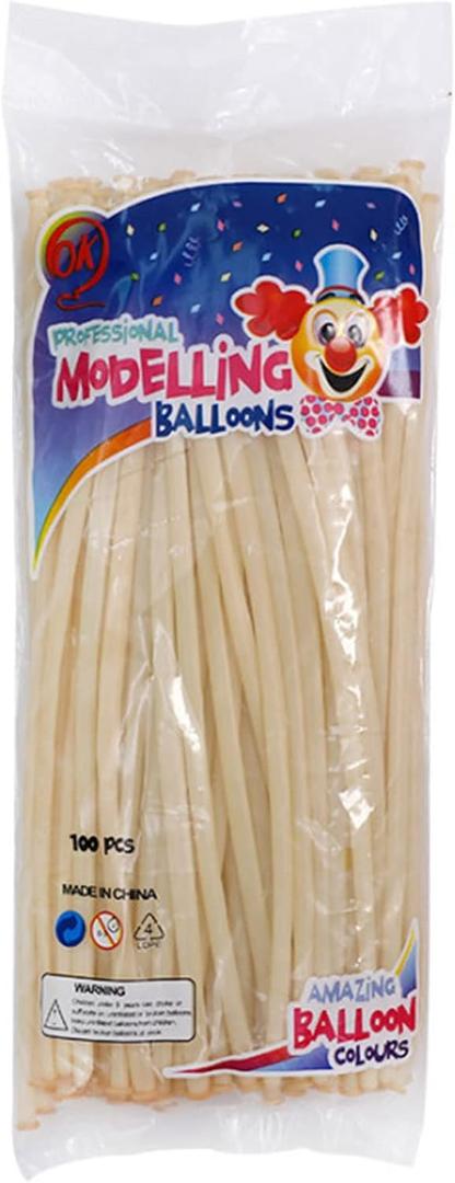Muloo 100pieces Magic Balloons Long Latex Balloon DIY Animal Balloon Ornaments for Wedding Birthday Holiday Party Decoration Magic Balloons Transparent