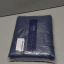 Duvet Cover Full Size - Extra Soft Full Size Duvet Cover - Lightweight, Breathable & Cozy - Easy Care & Fade Free w/Zipper Closures & Ties - 80" x 90" Inches - (Navy Blue) Comforter Not Included