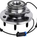 Autoround 515093 Front Wheel Bearing and Hub Assembly Compatible with 2006-2010 Hummer H3, 2009-2010 H3T, 6-Lug w/ABS